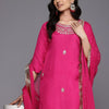 Dhiyona VA Women's Ethnic Motifs Zardozi Embroidered Kurta Trousers, and Dupatta