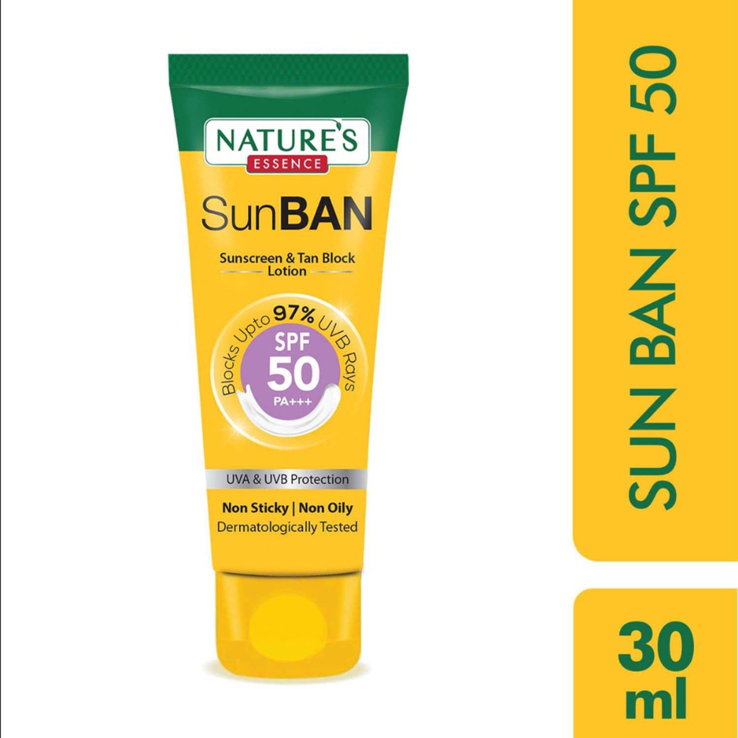 Nature's Essence Sunban Spf 50 Pa+++ Sunscreen & Tan Block Lotion