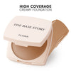 Flicka The Base Story Foundation High Coverage Satin Matte Finish Lightweight Waterproof - 05 Coffee