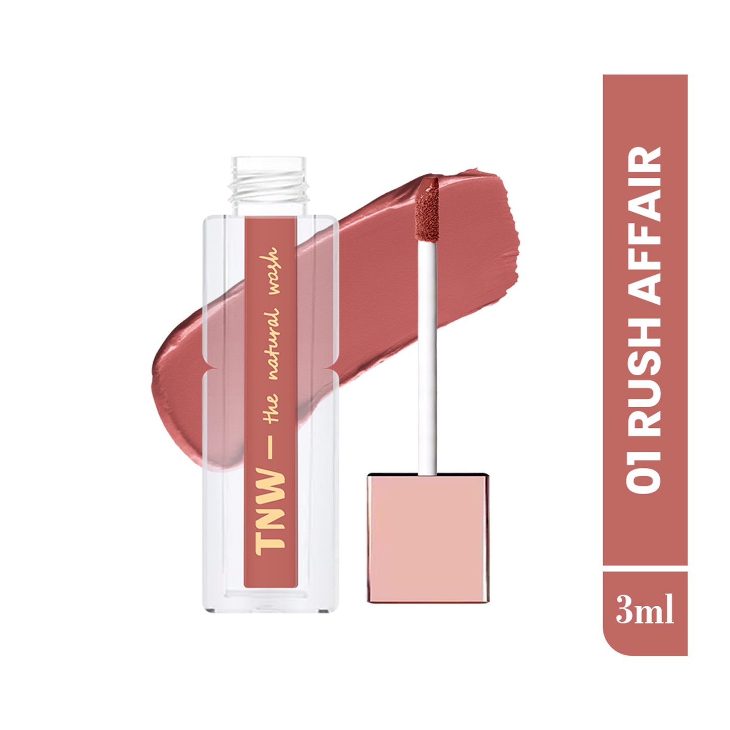 TNW The Natural Wash Comfy Matte Liquid Lipstick - 01 Rush Affair