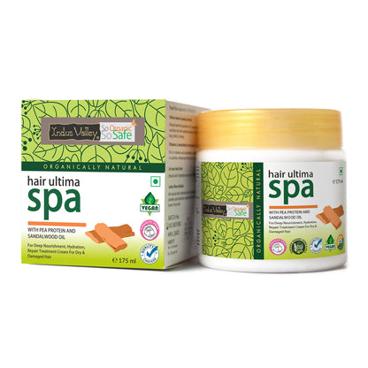 Indus Valley Keratin Hair Spa Cream Deep Nourishing, Smooth Repair, Frizz Control