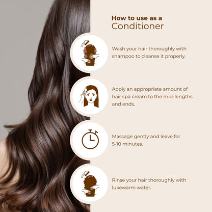 Indus Valley Keratin Hair Spa Cream Deep Nourishing, Smooth Repair, Frizz Control