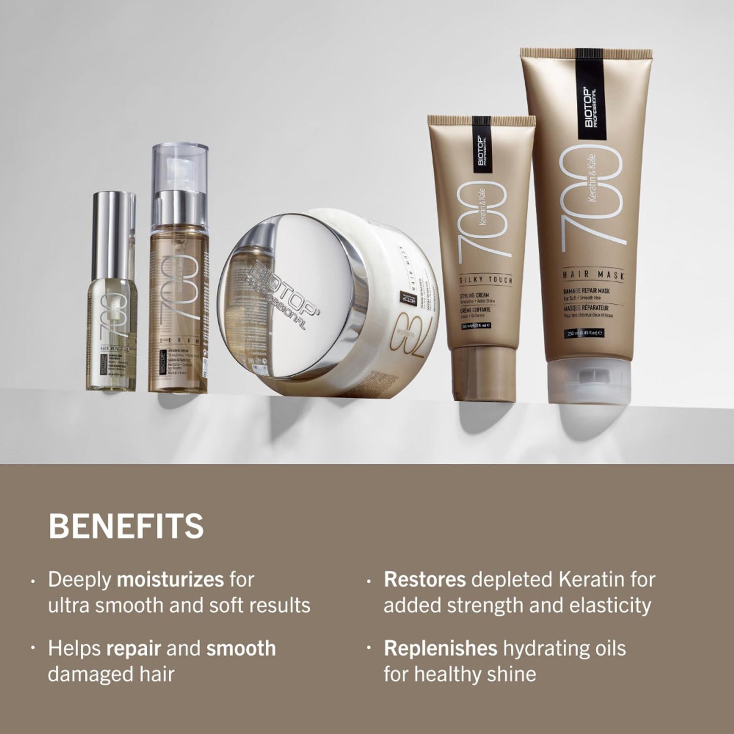 Biotop Professional 700 Keratin + Kale Shampoo