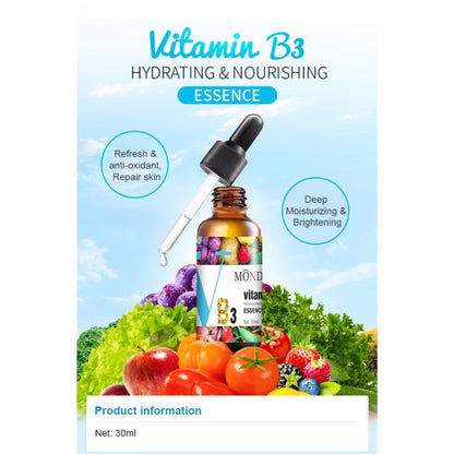 Mond'Sub Vitamin B3 Face Serum With Niacinamide & Vita C For Healthy Skin, Lightens & Tightens Skin