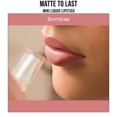 Nykaa Cosmetics Matte To Last! Mini Liquid Lipstick - Bombae 01