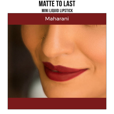 Nykaa Cosmetics Matte To Last! Mini Liquid Lipstick - Maharani 02