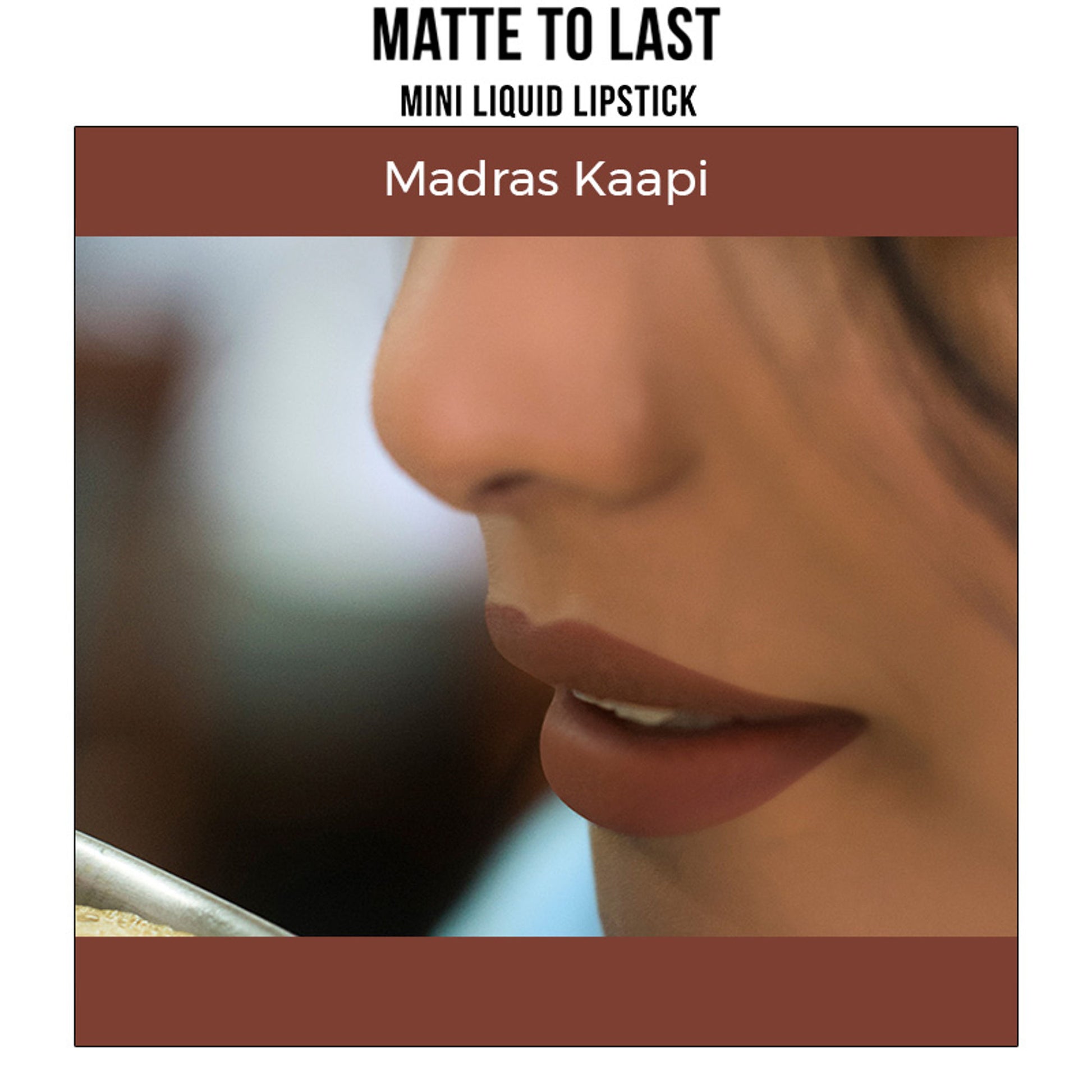 Nykaa Cosmetics Matte To Last! Mini Liquid Lipstick - Madras Kaapi 05
