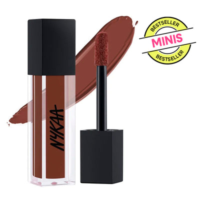 Nykaa Cosmetics Matte To Last! Mini Liquid Lipstick - Chai 18