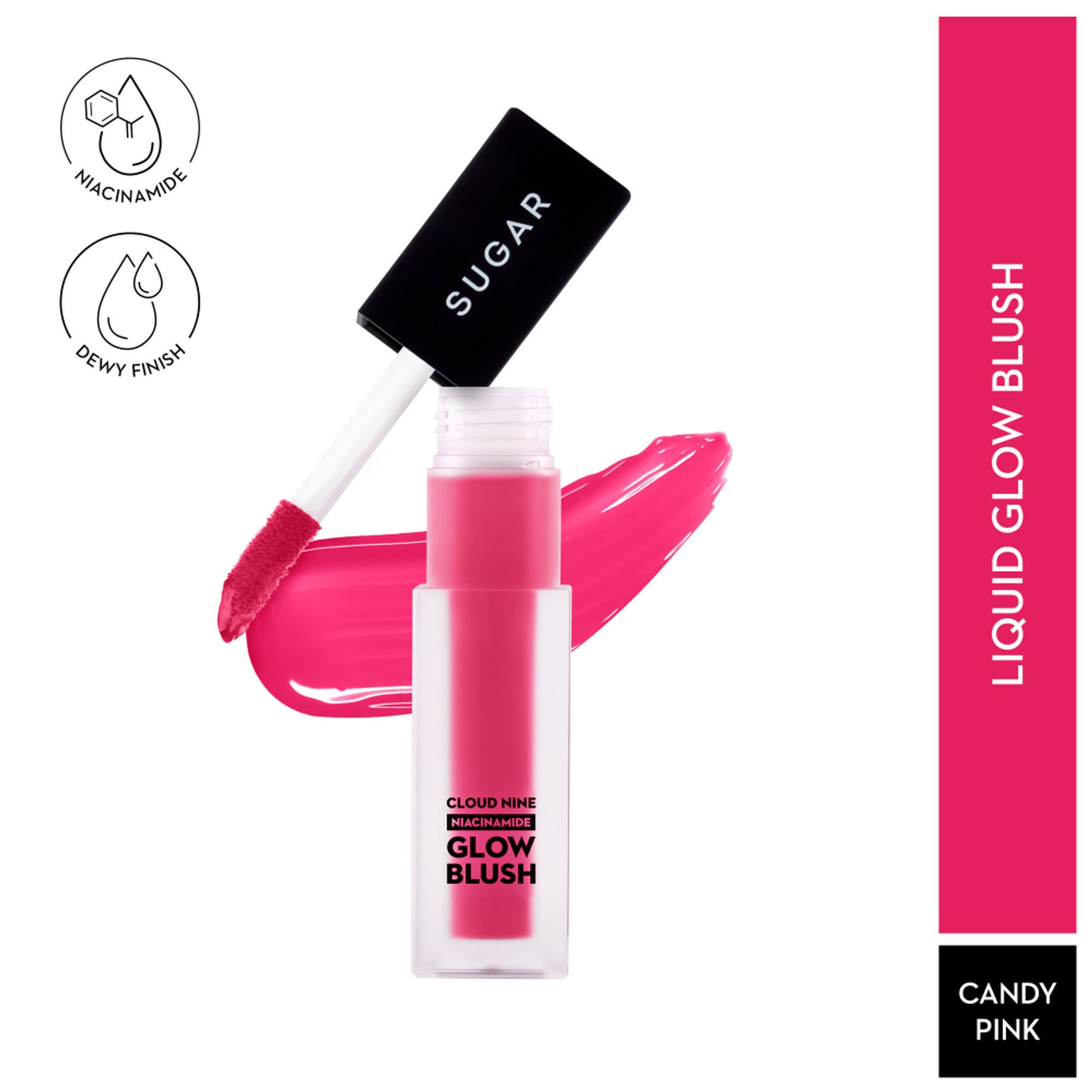 SUGAR Cloud Nine Niacinamide Glow Blush - 04 Candy Pink