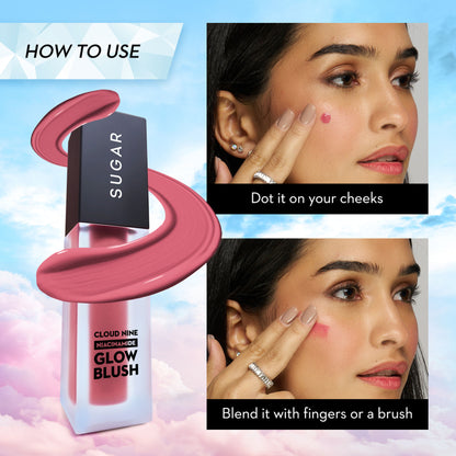 SUGAR Cloud Nine Niacinamide Glow Blush - 05 Bingo Plum