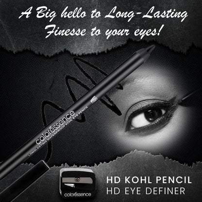 Coloressence HD Kohl Charisma Kajal Pencil - Black