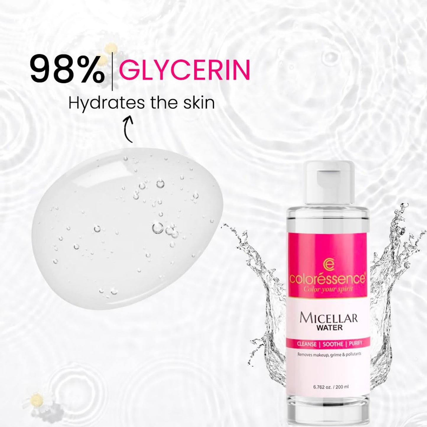 Coloressence GlowPurity Micellar Water - White