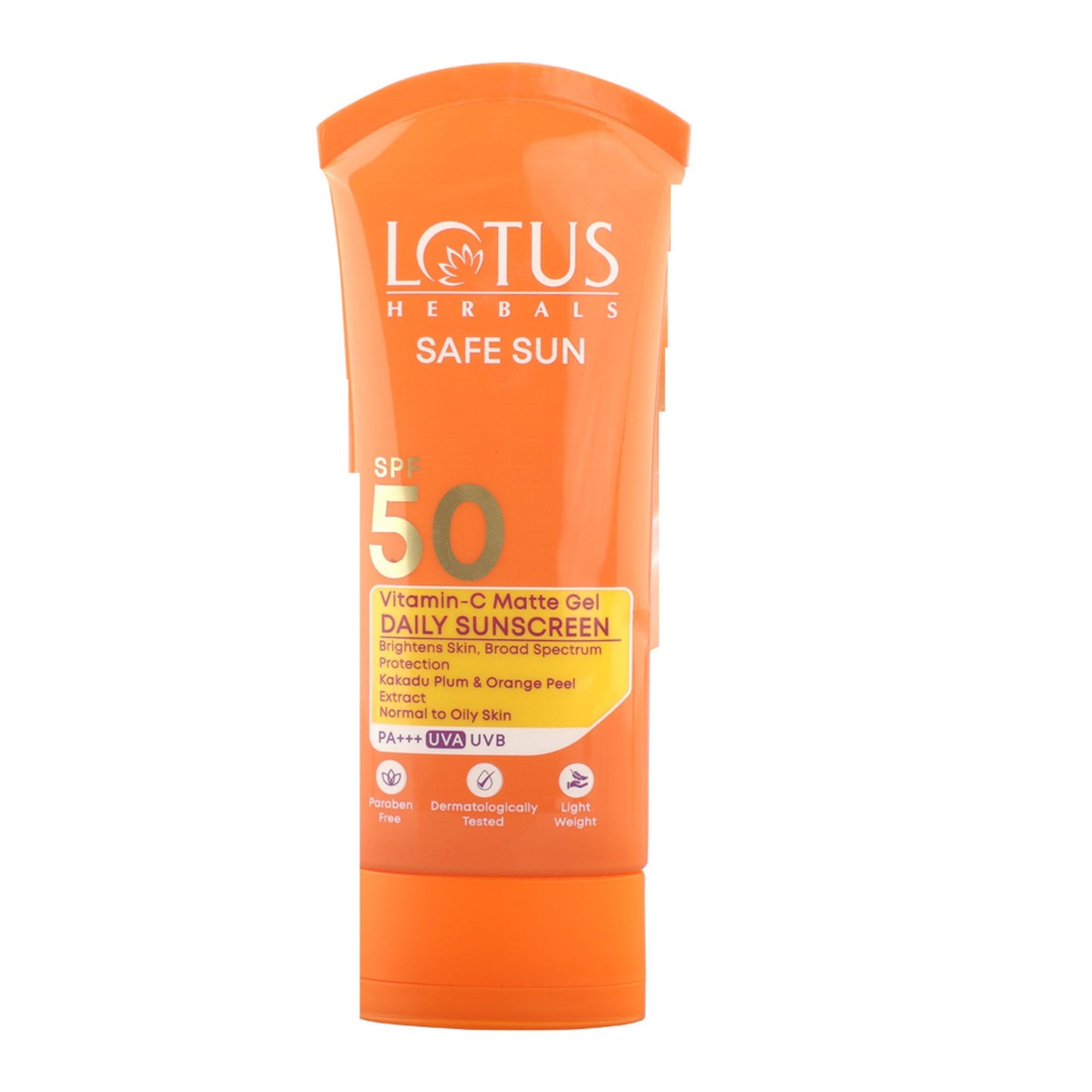 Lotus Herbals Safe Sun Vitamin C Matte Gel Daily Sunscreen SPF 50