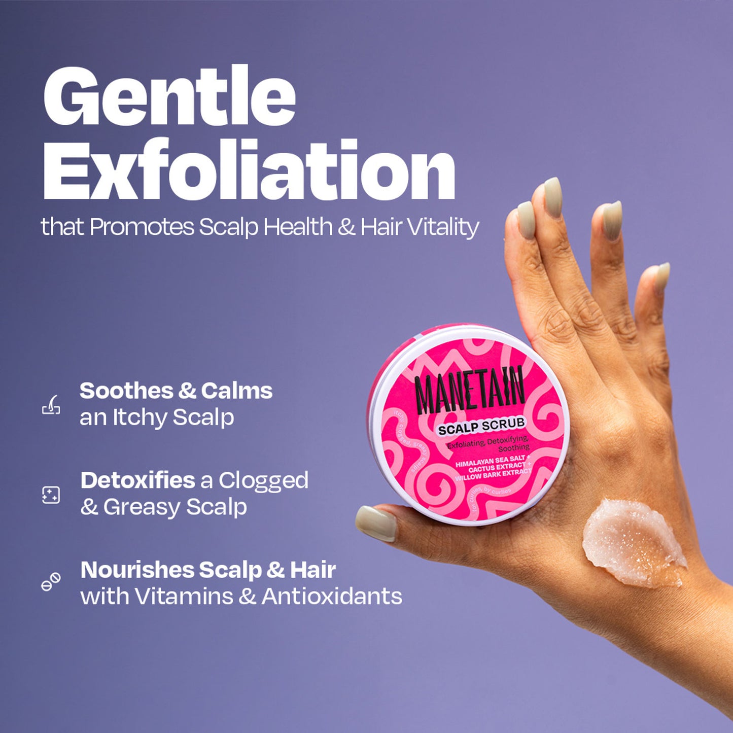 Manetain Scalp Scrub for Oily & Greasy Scalp & Hair