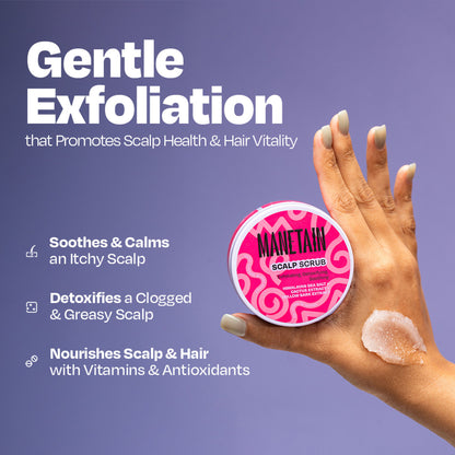 Manetain Scalp Scrub for Oily & Greasy Scalp & Hair