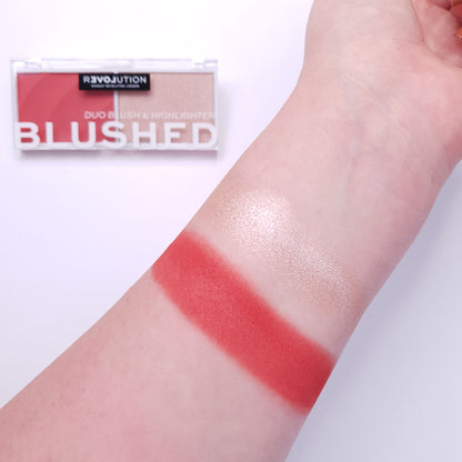 Makeup Revolution Relove Colour Play Blushed Duo - Cute