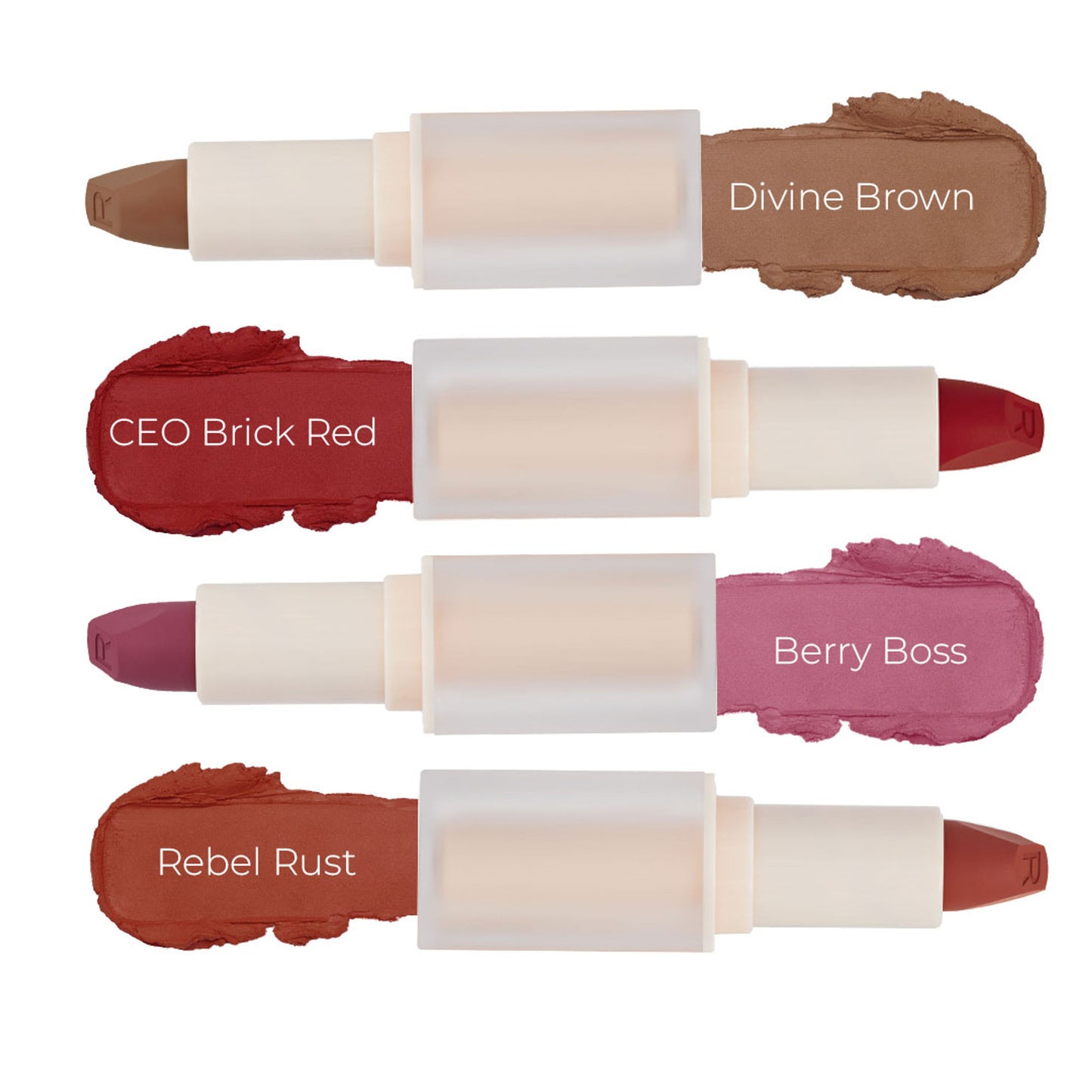 Makeup Revolution Lip Allure Soft Satin Lipstick - Divine Brown
