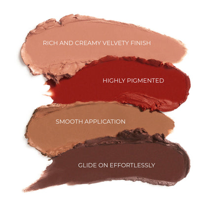 Makeup Revolution Lip Allure Soft Satin Lipstick - Ceo Brick Red