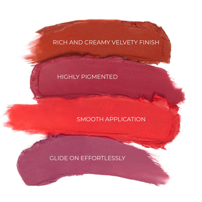Makeup Revolution Lip Allure Soft Satin Lipstick - Rebel Rust
