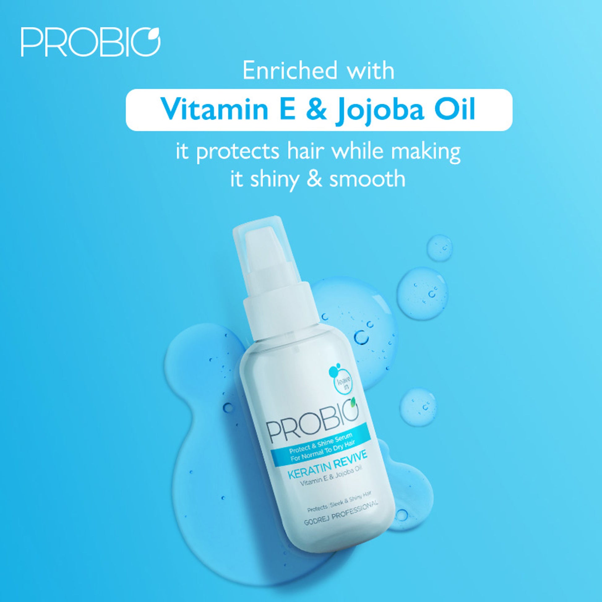Godrej Professional Probio Keratin Revive Shine Hair Serum