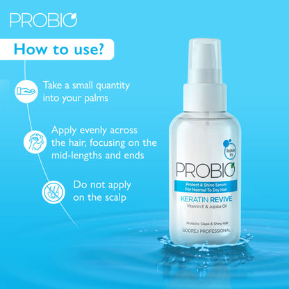 Godrej Professional Probio Keratin Revive Shine Hair Serum