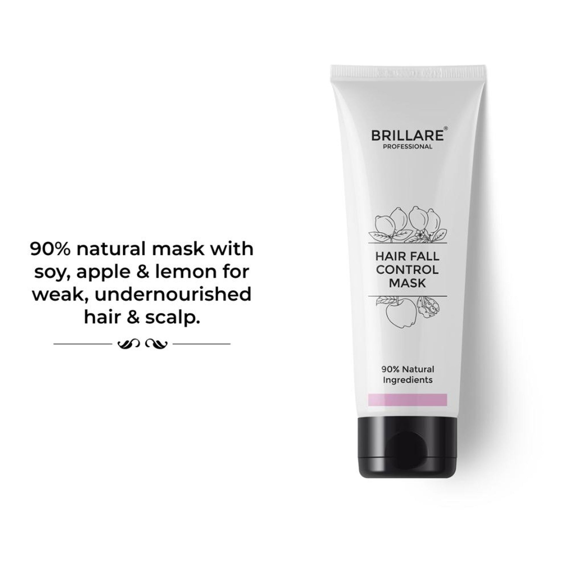 Brillare Professional Hair Fall Control Mask Strengthens Roots & Reduces Hair Fall