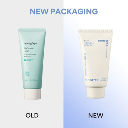 Innisfree Bija Trouble Care Lotion With Salicylic Acid For Oily, Combination Skin - Provides Smooth Skin