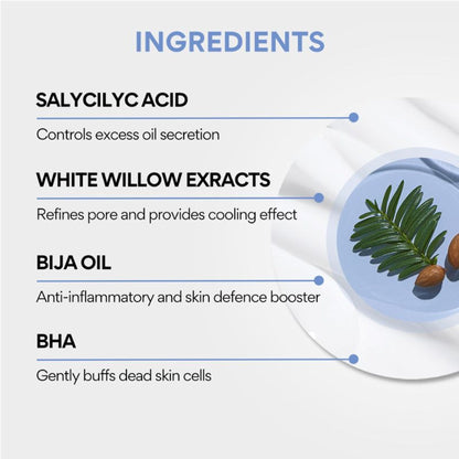 Innisfree Bija Trouble Care Lotion With Salicylic Acid For Oily, Combination Skin - Provides Smooth Skin