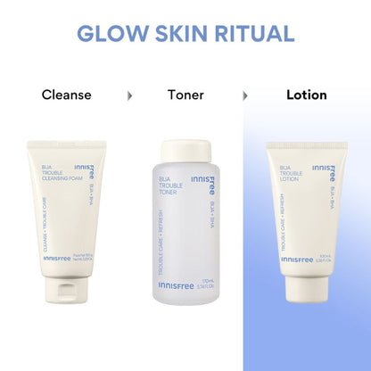 Innisfree Bija Trouble Care Lotion With Salicylic Acid For Oily, Combination Skin - Provides Smooth Skin