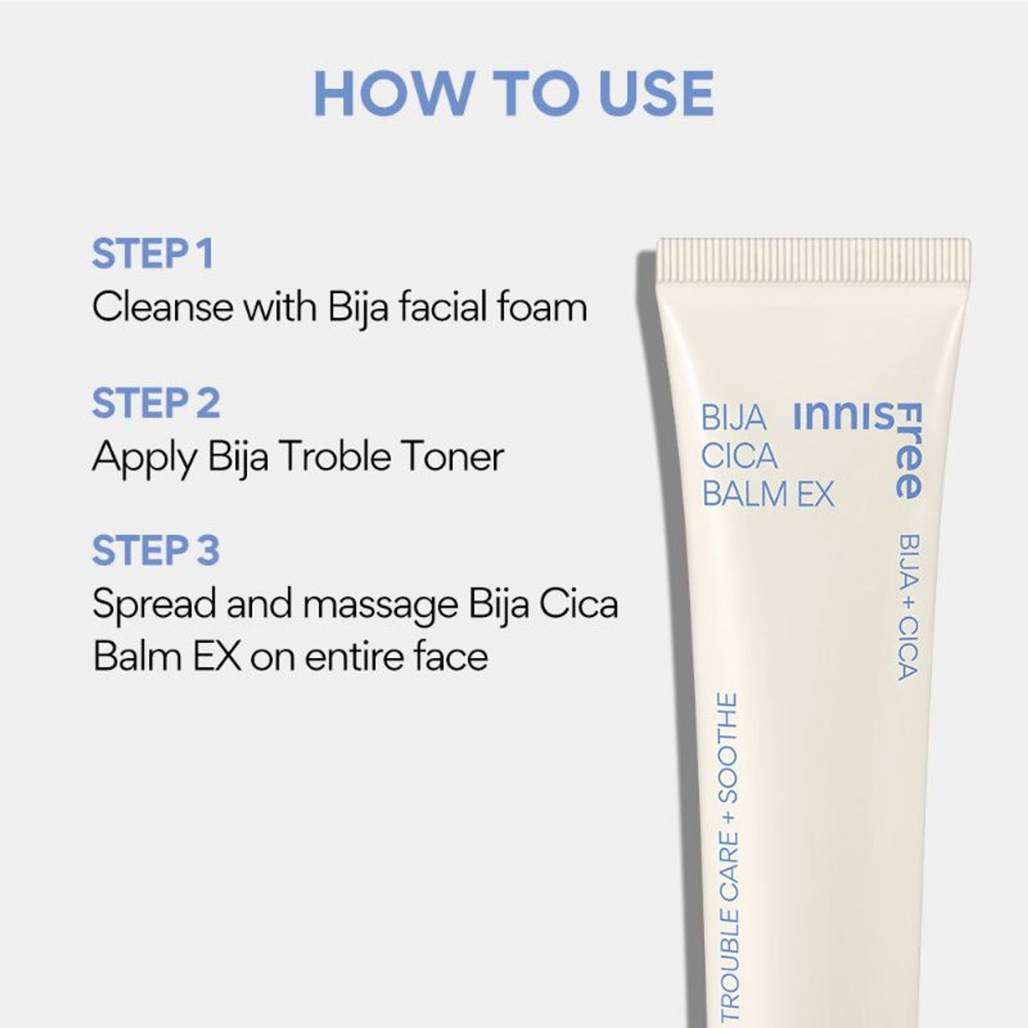Innisfree Bija Cica Balm Ex With Centella For Sensitive Skin - Reduces Dryness