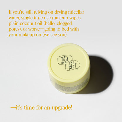 Aminu Melting Balm Cleanser - Oil-based Makeup Remover for Waterproof Makeup & SPF, No Residue