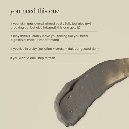 Aminu Marine Clay Mask -Clears Congestion,Calms Redness, Oil-Combination Skin -Licorice, Sea Water