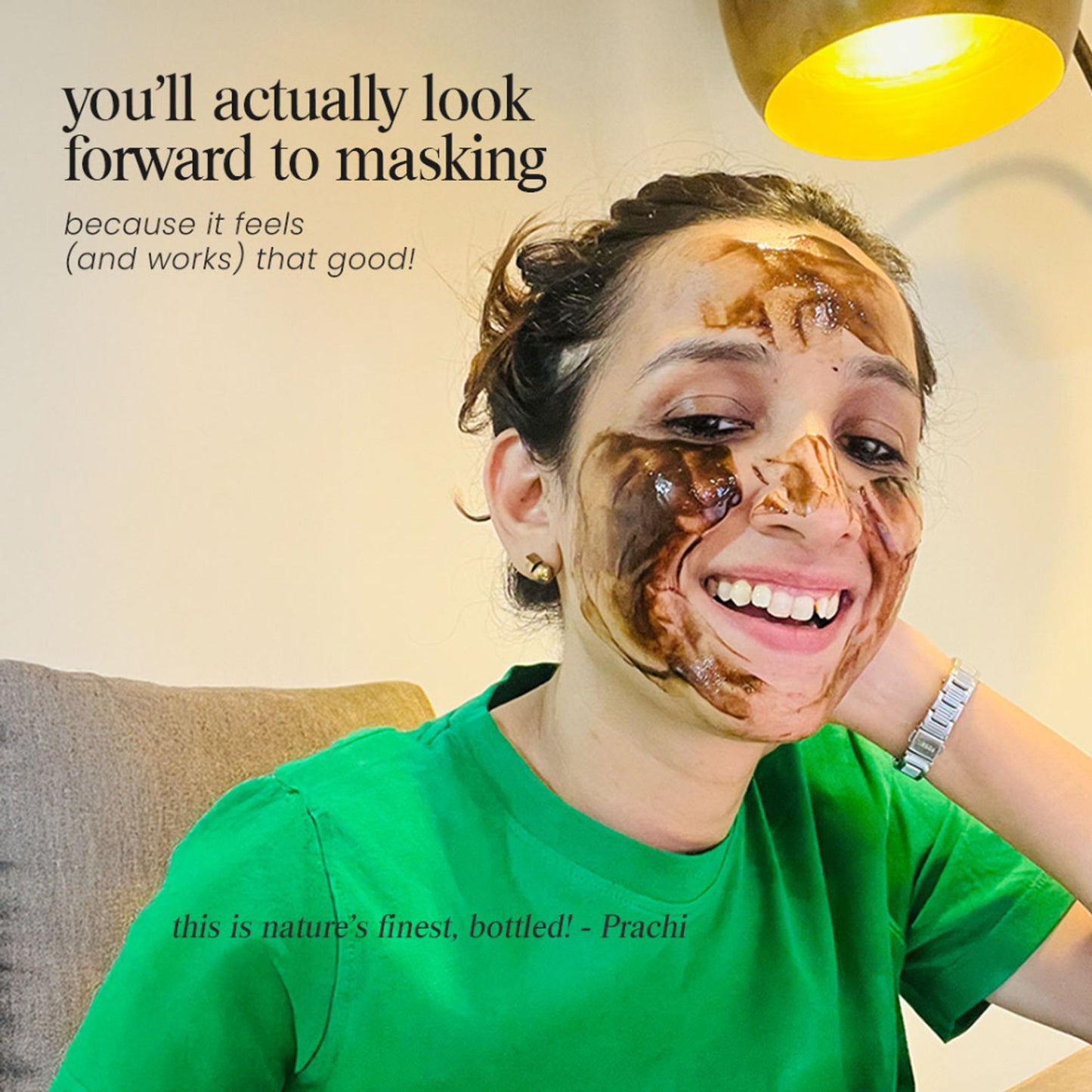 Aminu Nordic Mud Mask -Hydrates, Brightens, Evens Tone -Hyaluronic Acid,CICA, Black Silt