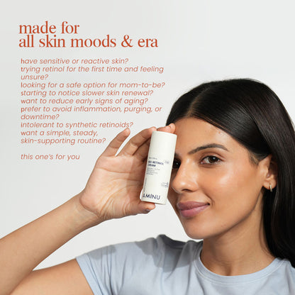 Aminu BioRetinol Cream - Collagen Boost, Barrier Repair, Anti Ageing - Bakuchiol, Plant Retinols