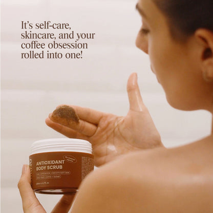 Aminu Antioxidant Body Scrub -Evens Tone, Boosts Circulation, Reduces Cellulite -Coffee, Brown Sugar