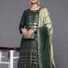Dhiyona VA Women's Silk Georgette Kurta with Sharara & With Dupatta