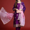 Dhiyona IE Ethnic Motifs Embroidered Kurta With Trousers & Dupatta