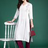 Dhiyona IE Women Floral Embroidered Thread Work Kurta