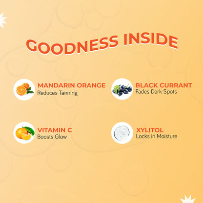 Moody Vitamin C Body Wash With Fruit AHA's Grapefruit for Brighter Cleansed Skin Sulphate Free