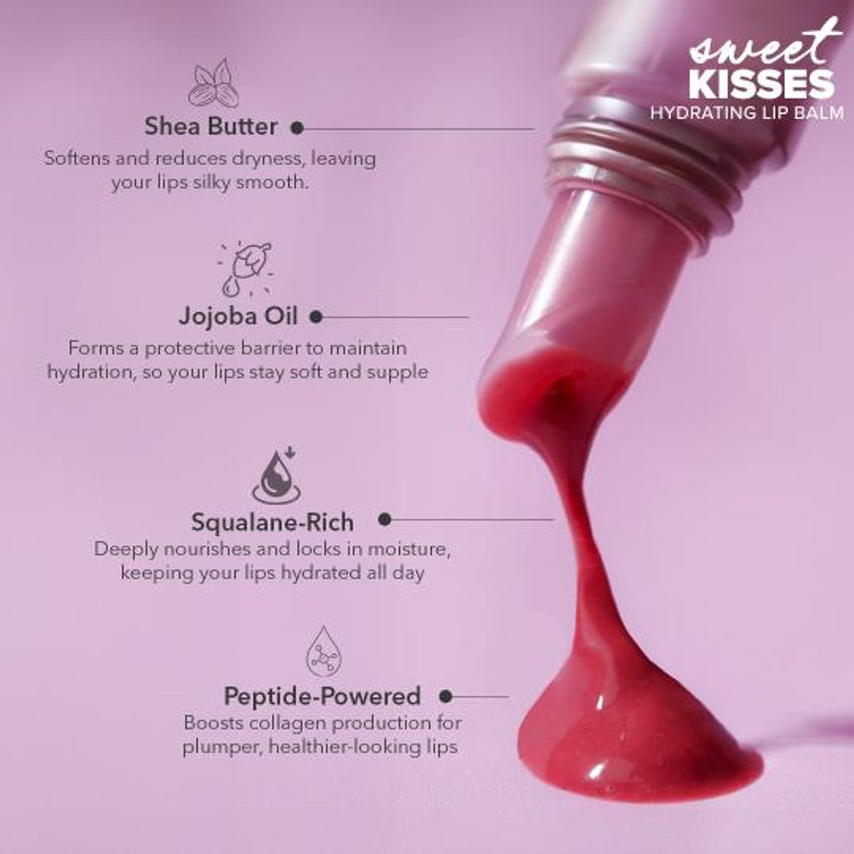 Simply Nam Sweet Kisses Lip Balm - Brownie