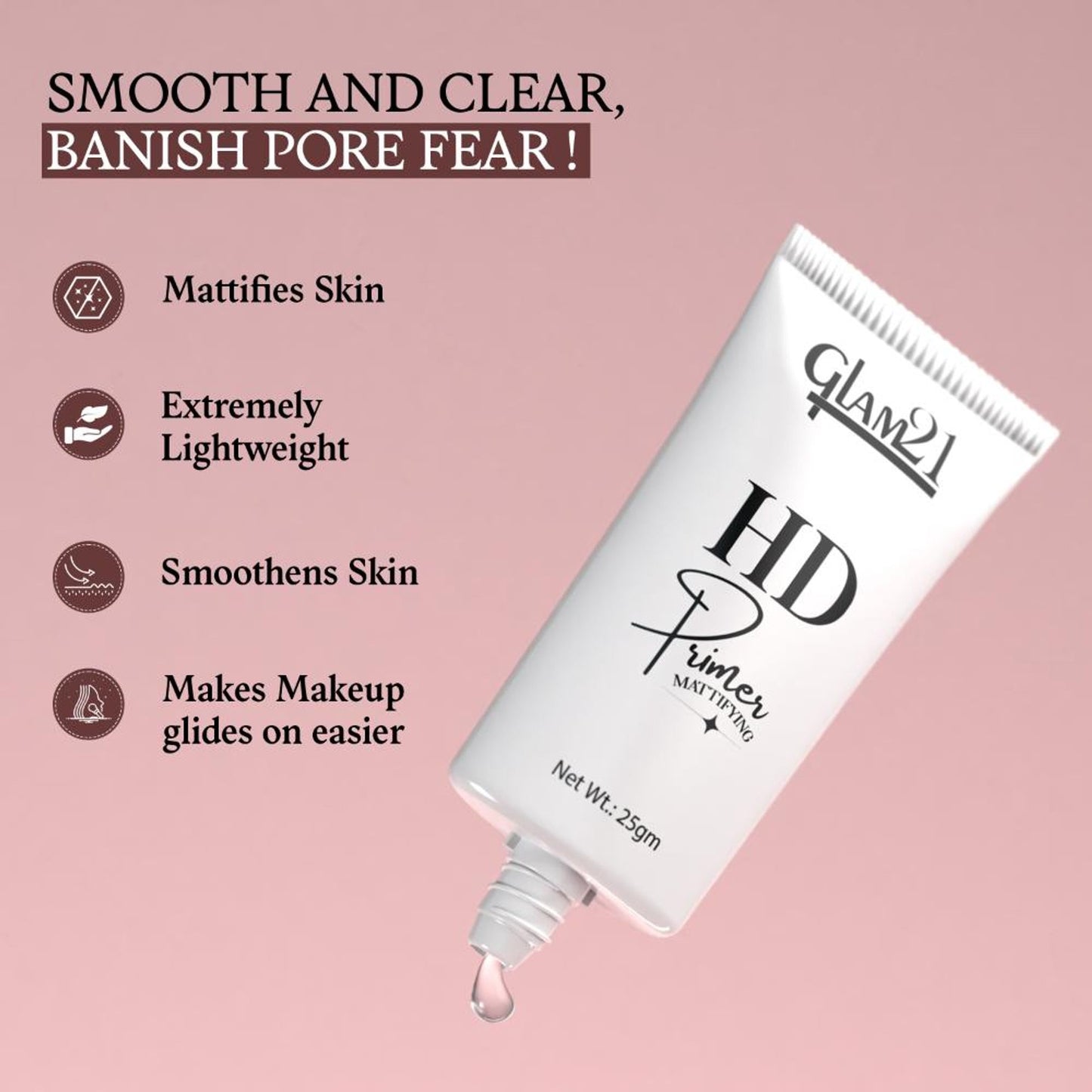 GLAM21 HD Matte Face Primer