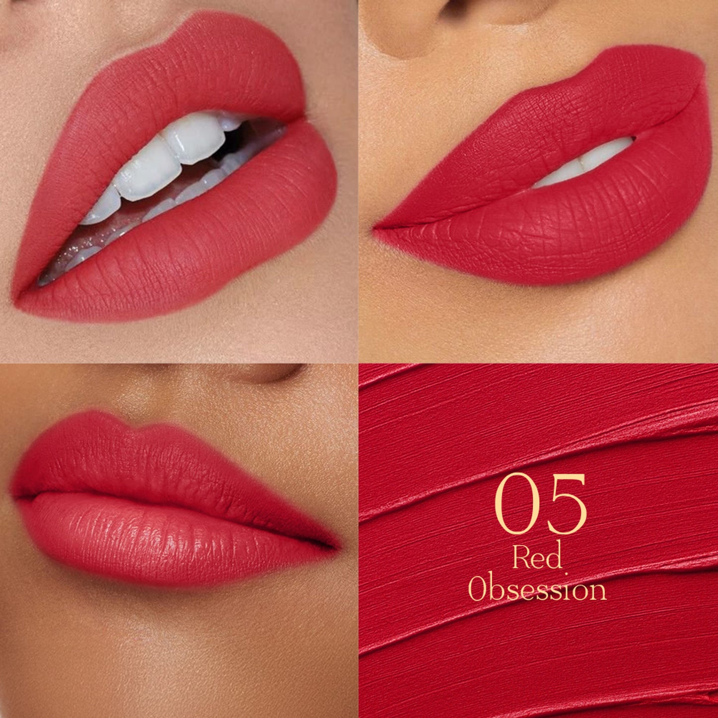 GLAM21 Adore Matte Lipstick - Red Obsession