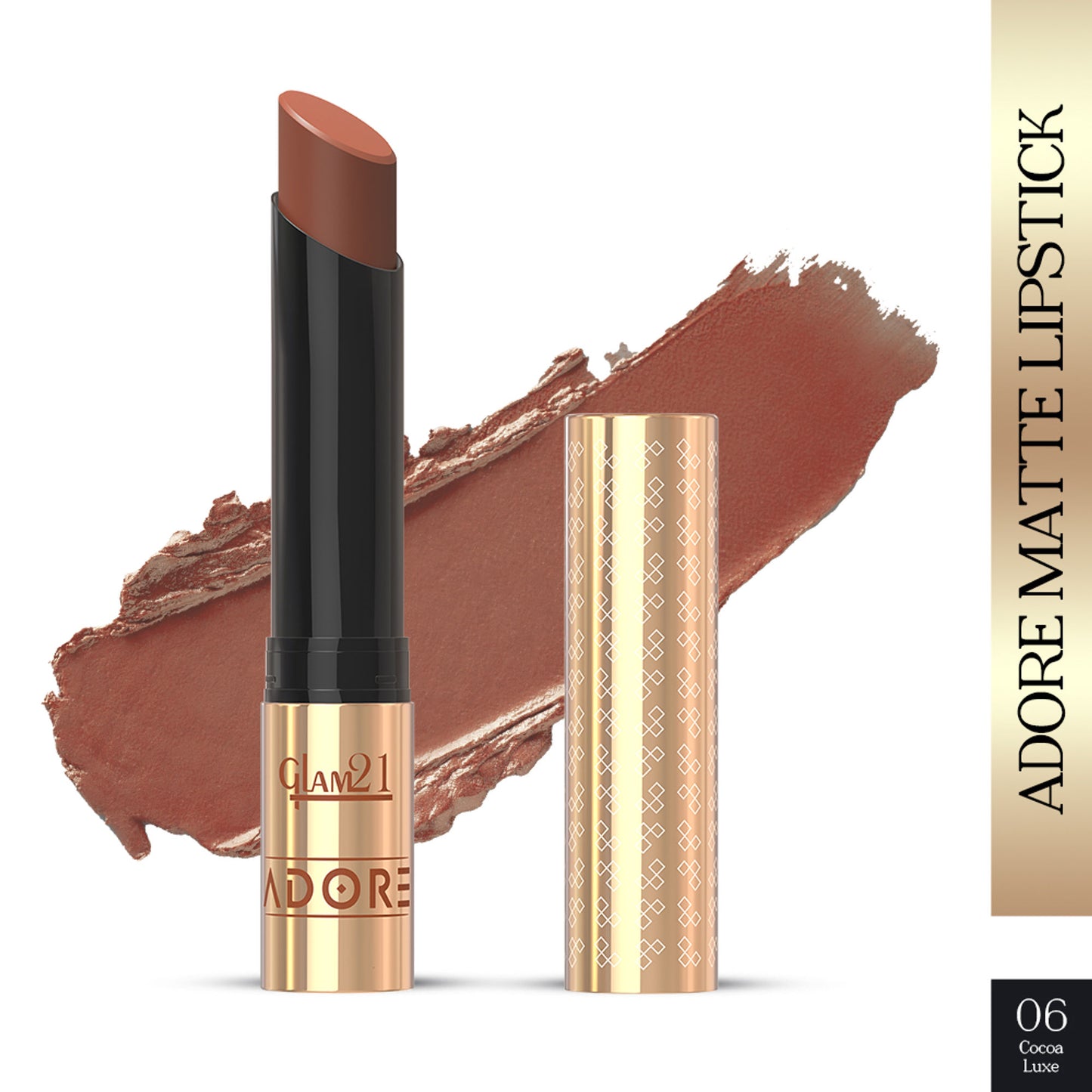 GLAM21 Adore Matte Lipstick - Cocoa Luxe