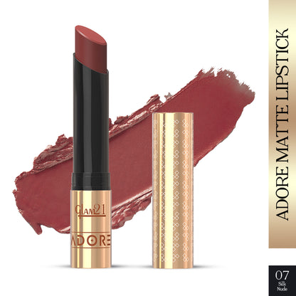 GLAM21 Adore Matte Lipstick - Silk Nude