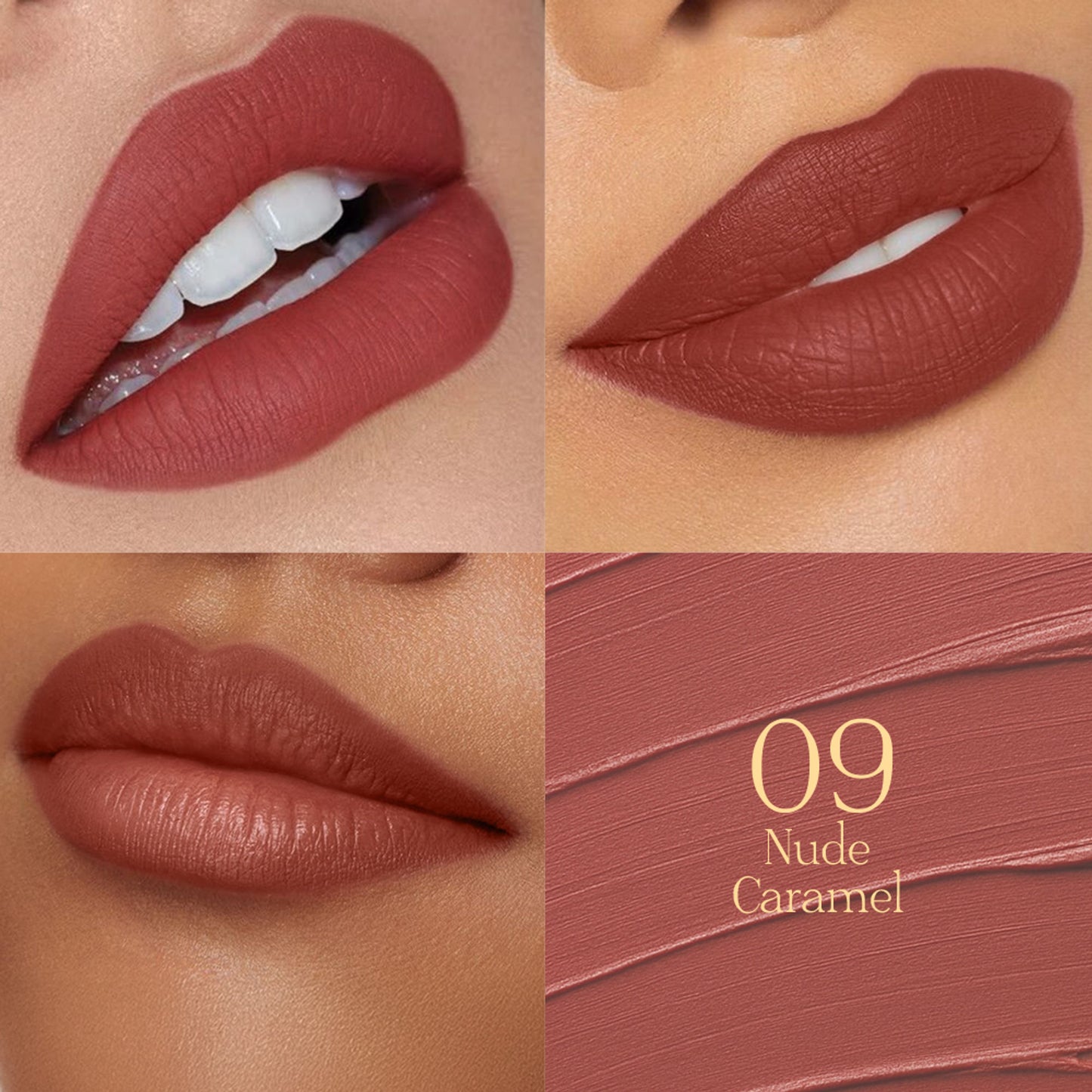 GLAM21 Adore Matte Lipstick - Nude Caramel