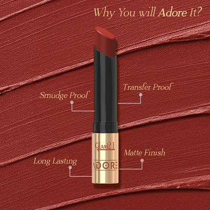 GLAM21 Adore Matte Lipstick - Nude Caramel