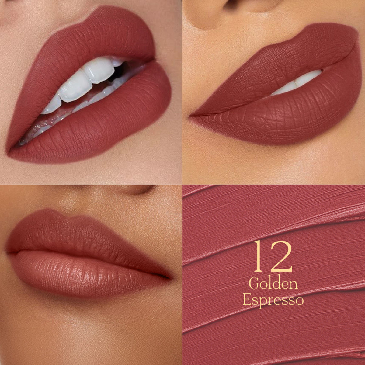 GLAM21 Adore Matte Lipstick - Golden Espresso