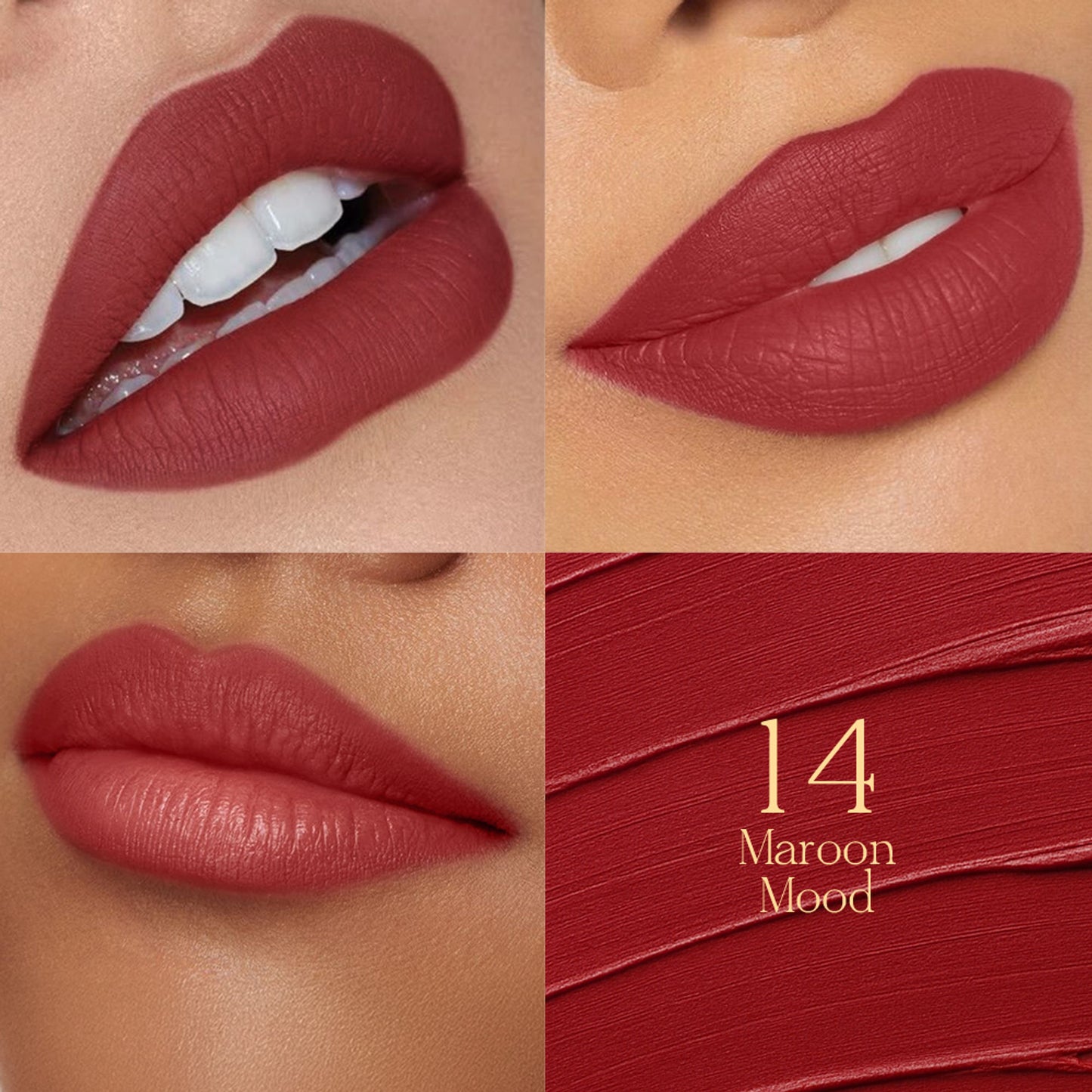 GLAM21 Adore Matte Lipstick - Maroon Mood