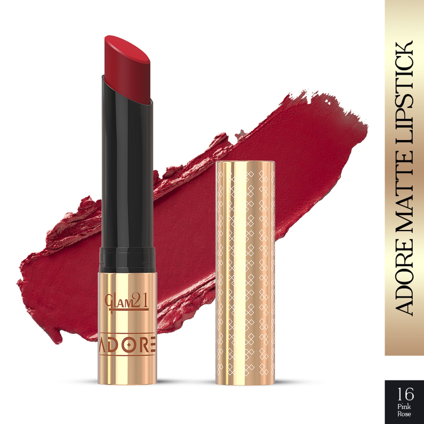 GLAM21 Adore Matte Lipstick - Pink Rose