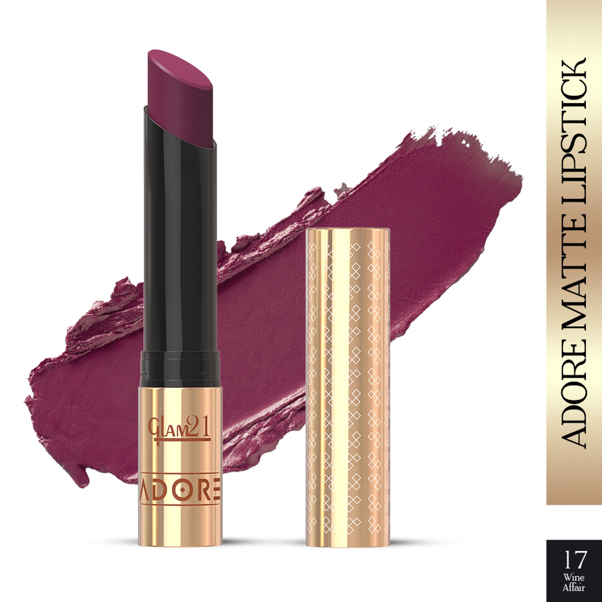 GLAM21 Adore Matte Lipstick - Wine Affair